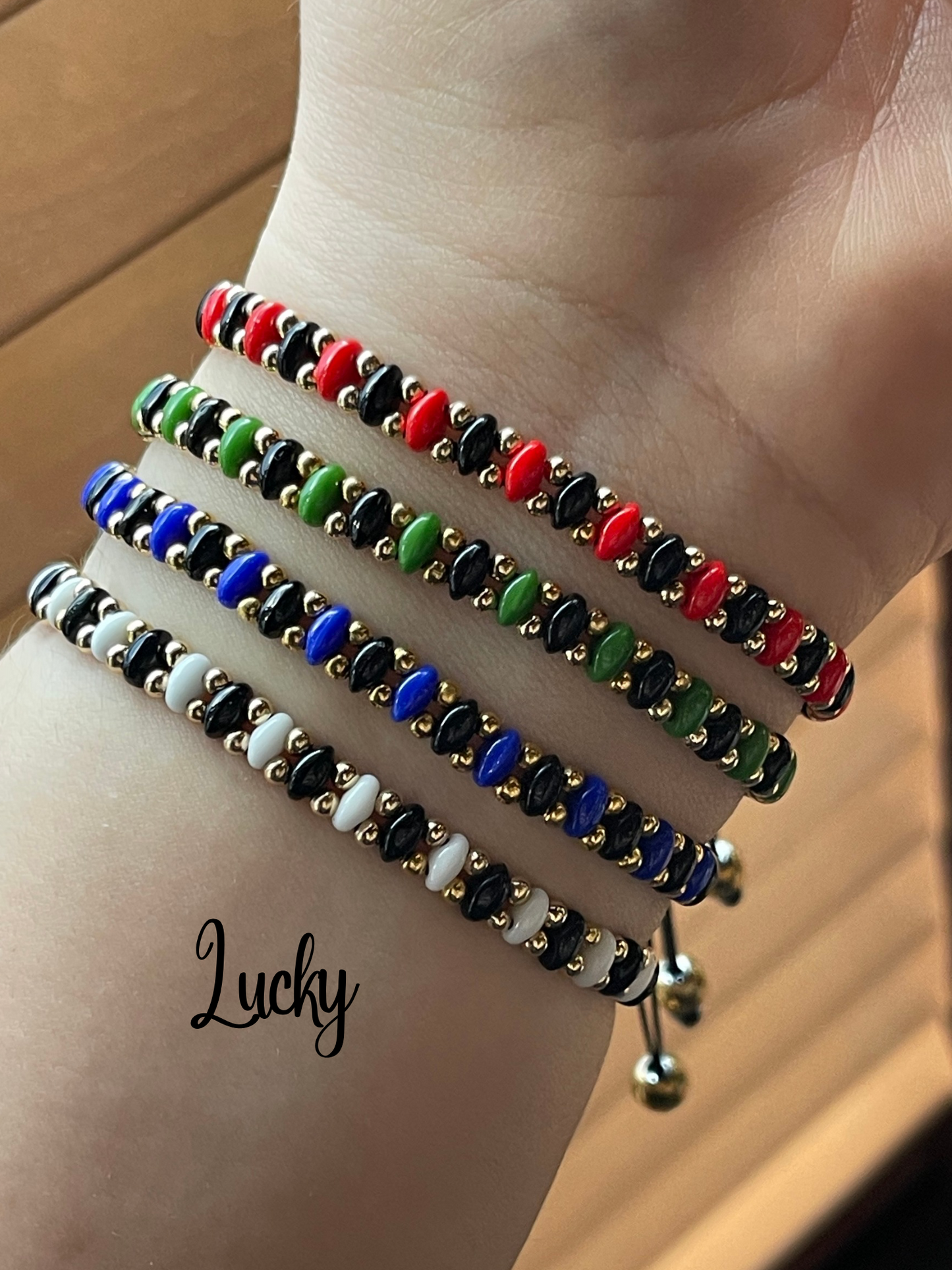 Pulsera Chaquira arroz