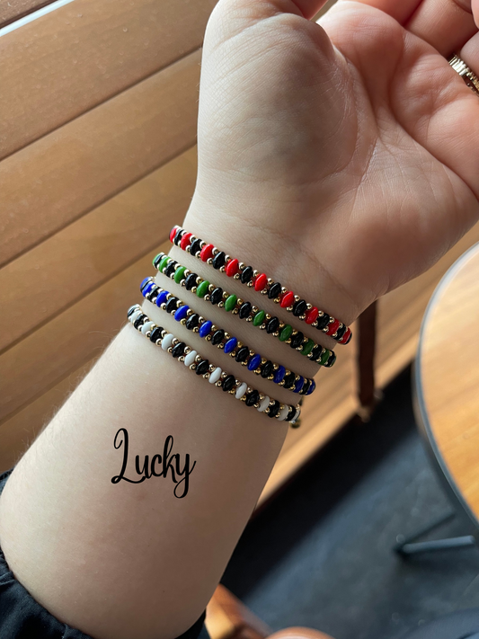 Pulsera Chaquira arroz
