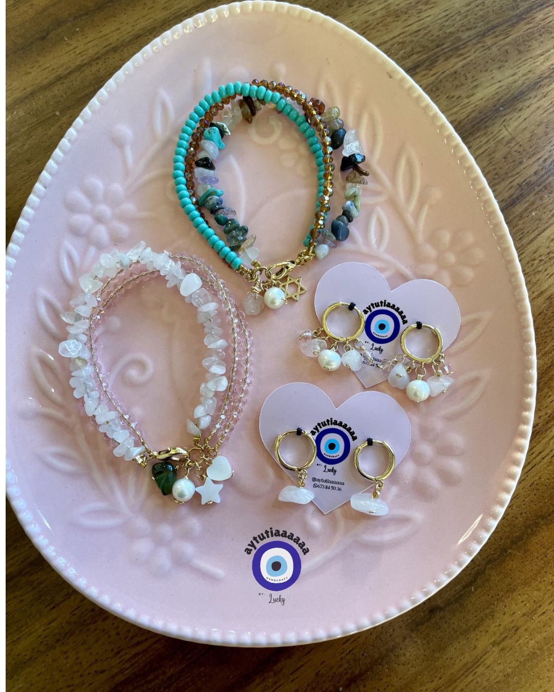 Pulseras 3 en 1 con dijes