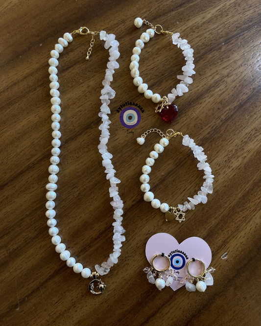 Collar sol y luna rosa 🌙🌞