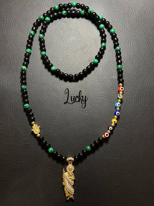 Collar con dije de San Judas Tadeo